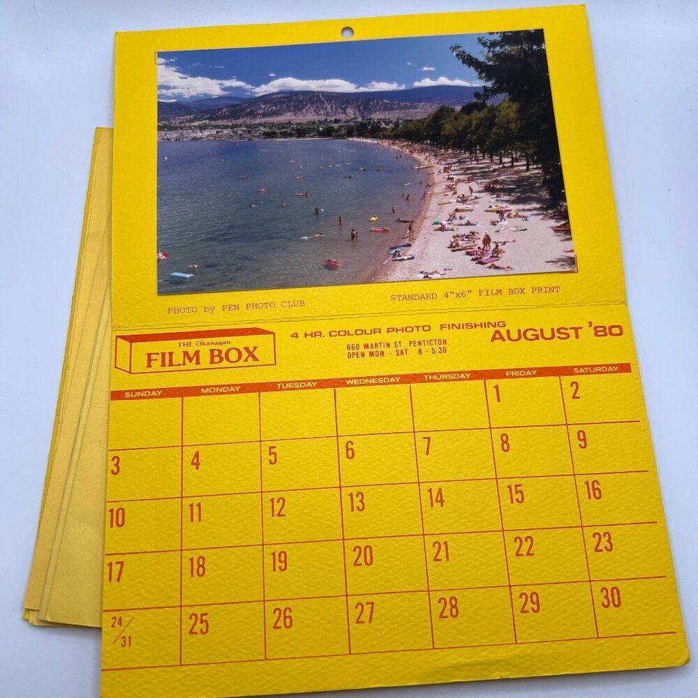 Vintage 1980-1982 Film Box Penticton, British Columbia Canada